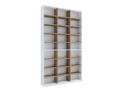 Móvel De Arrumação*VCM Estante Megosa Branco/carvalho de mel A. 181 x L. 102 x P. 23 cm Multicor