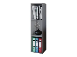 VCM Estante Mendas Cinza A. 107 x L. 34 x P. 30 cm^ Prateleira
