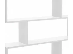 Prateleira|Dmora Estante Misone, Estante de escritório multiuso, Estante com 3 prateleiras, 110x25h96 cm, Branco