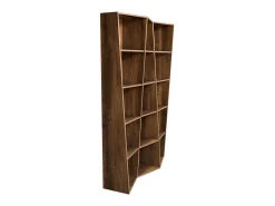 Biblioteca|ITAMOBY Estante moderna Trek 3 elementos cimento Castanho