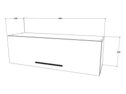 estante modular haaus Kos, 1 porta, , 30 x 30 x 95 cm^ Prateleira