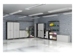 Keter Estante Modular Preta 4 Prateleiras | Resistente à Umidade 60 x 30 x 135 cm^ Prateleira