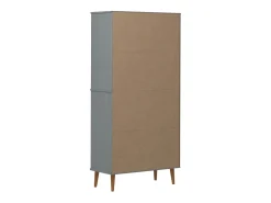 vidaxl Estante MOLDE 85x35x170,5 cm pinho maciço^ Vitrina