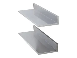 Hot Estante Mural SucceBuy em Aço Inox 30 x 8,6 para Cozinha E Restaurante Prateado
