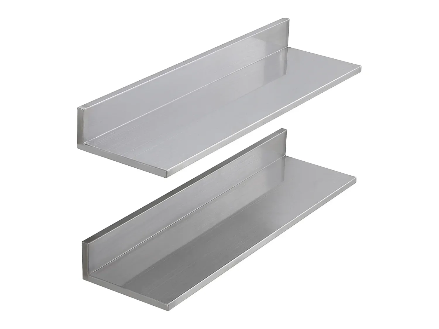 Hot Estante Mural SucceBuy em Aço Inox 30 x 8,6 para Cozinha E Restaurante Prateado