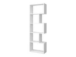 New Estante Neon Fosco 5 Prateleiras 181x60x25 cm Branco