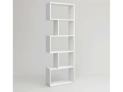 New Estante Neon Fosco 5 Prateleiras 181x60x25 cm Branco