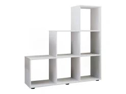 Prateleira|VCM Estante Nitas Branco A. 105 x L. 108 x P. 29 cm Multicor