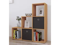Prateleira*VCM Estante Nitas Livro A. 105 x L. 108 x P. 29 cm Multicor