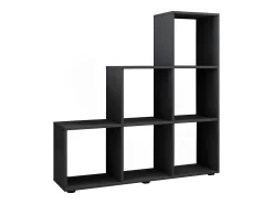 Prateleira*VCM Estante Nitas Preto A. 105 x L. 108 x P. 29 cm Multicor