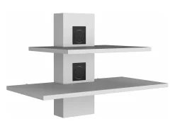 TuHome Estante para televisão Burgos em melamina com duas prateleiras , 43.7 cm X 60.1 cm X 30 cm ,^ Móvel De Tv