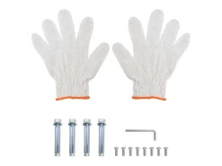 Prateleira|vidaxl Estante parede 2 prateleiras 50x30x48 cm aço inoxidável prata Prateado
