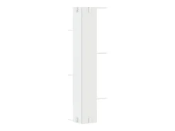 Prateleira|vidaxl Estante parede p/ canto 36,5x36,5x140 cm deriv. madeira Branco