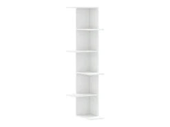 Estante parede p/ canto 36,5x36,5x140 cm deriv. madeira PT113025^ Prateleira
