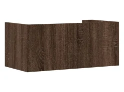 vidaxl Estante parede 70,5x35x30,5 cm deriv. madeira carvalho^ Prateleira