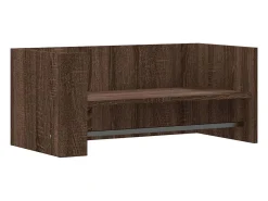 Estante parede 70,5x35x30,5 cm deriv. madeira carvalho PT784982^ Prateleira