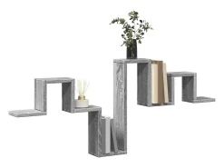 Best Estante parede 104,5x10x43 cm derivados madeira sonoma PT662896 Cinzento