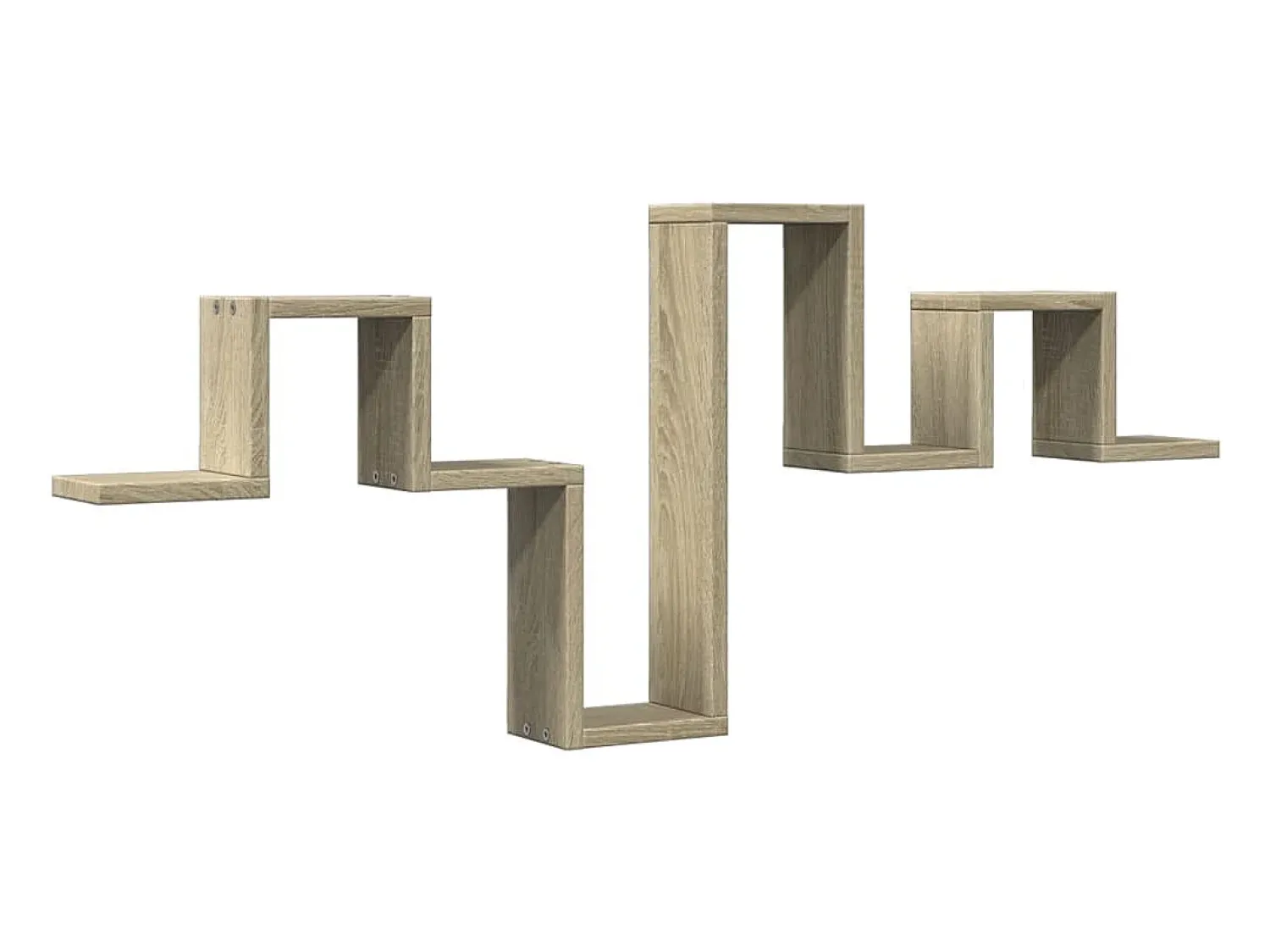 Prateleira* Estante parede 104,5x10x43 cm derivados madeira carvalho sonoma PT898103 Castanho