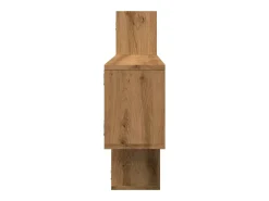 vidaxl Estante parede 167,5x18x68 cm deriv. madeira carvalho artisiano^ Prateleira