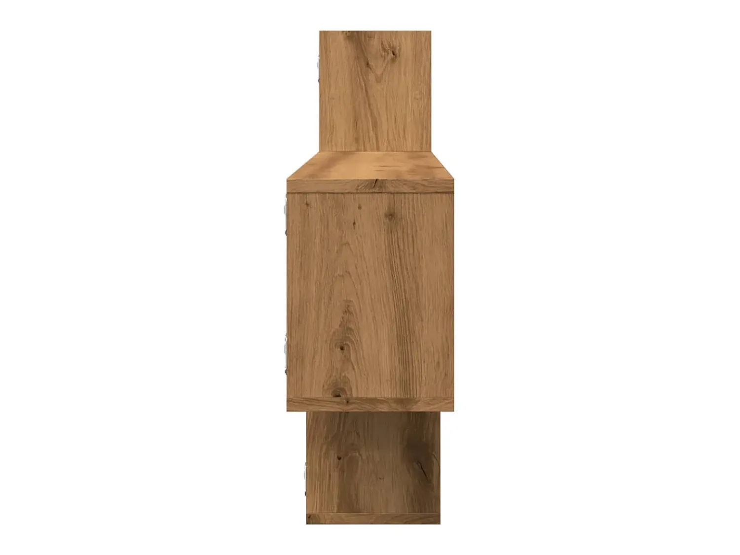 vidaxl Estante parede 167,5x18x68 cm deriv. madeira carvalho artisiano^ Prateleira