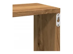 vidaxl Estante parede 167,5x18x68 cm deriv. madeira carvalho artisiano^ Prateleira