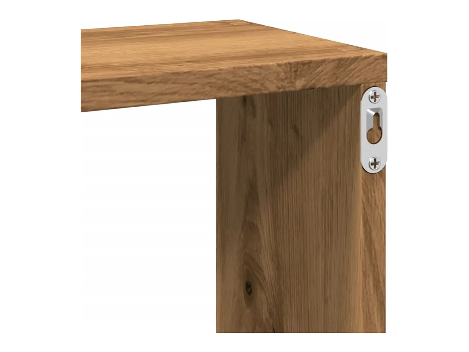 vidaxl Estante parede 167,5x18x68 cm deriv. madeira carvalho artisiano^ Prateleira