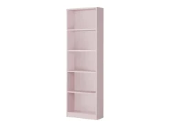 Online Dmora Estante Pomona, Estante alta com 5 prateleiras, Estante de escritório ou quarto, Estante moderna com compartimentos, 52x25h180 cm, Rosa