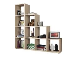 Clearance Estante Sarasota 111, Aberto sem a parte traseira, 142x139x33cm Castanho