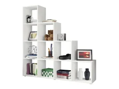 Prateleira| Estante Sarasota 111, Aberto sem a parte traseira, 142x139x33cm Branco