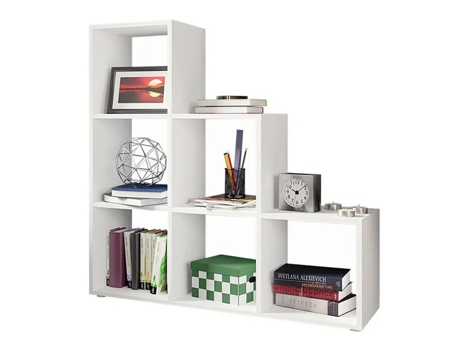 New Estante Sarasota 110, Com arrumação aberta, 11x11x3cm Branco