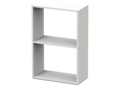 Prateleira| Estante Tibete Baixa Fosco 75x50x24 cm Estante para Livros Branco