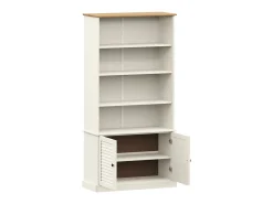 Biblioteca* Estante VIGO 85x35x170 cm madeira de pinho maciça PT354822 Branco