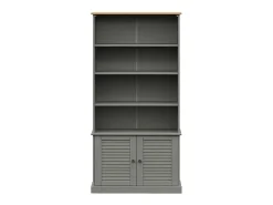 Estante VIGO 85x35x170 cm madeira de pinho maciça PT658123^ Biblioteca