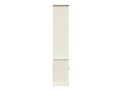 Clearance vidaxl Estante VIGO 85x35x170 cm madeira de pinho maciça Branco