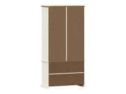 Clearance vidaxl Estante VIGO 85x35x170 cm madeira de pinho maciça Branco