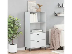 Outlet Estante VIKEN 60x35x123 cm derivados de madeira PT205444 Branco