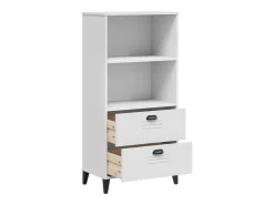 Outlet Estante VIKEN 60x35x123 cm derivados de madeira PT205444 Branco