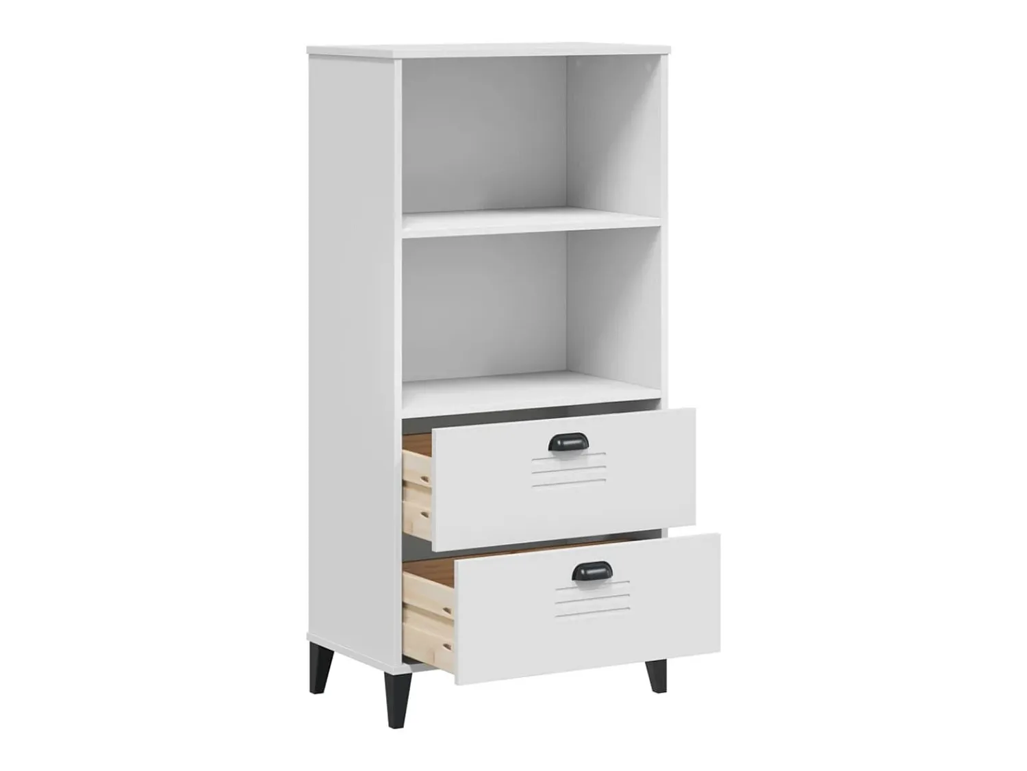 Outlet Estante VIKEN 60x35x123 cm derivados de madeira PT205444 Branco