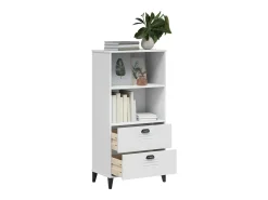 Outlet Estante VIKEN 60x35x123 cm derivados de madeira PT205444 Branco