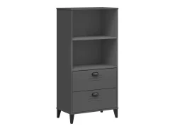 Outlet Estante VIKEN 60x35x123 cm derivados de madeira antracite PT517059 Cinza antracite