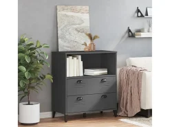 Hot Estante VIKEN 80x40x90 cm derivados de madeira antracite PT503028 Cinza antracite
