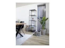 New Estante Vita, , 36x51x170 cm, Kendra Home Preto
