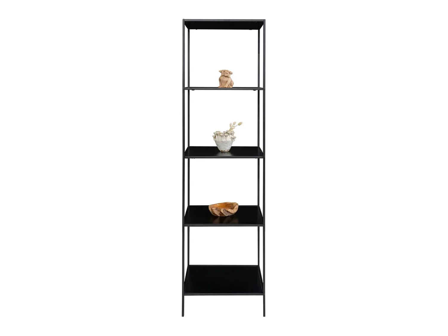 New Estante Vita, , 36x51x170 cm, Kendra Home Preto