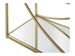 Biblioteca* Estante VKH219, Ouro, 90x38x180 cm, Kendra Home Dourado