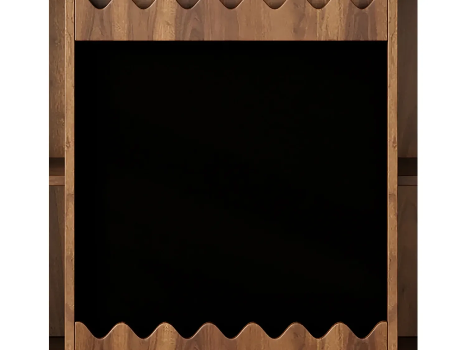 Biblioteca|ModernLuxe Estante 120x38.5x151.5 cm - com prancheta de desenho removível - 9 compartimentos de armazenamento - 1 porta de correr - marrom Castanho