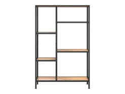 Estante 80x30x120 cm aço e derivados de madeira PT601558 Castanho