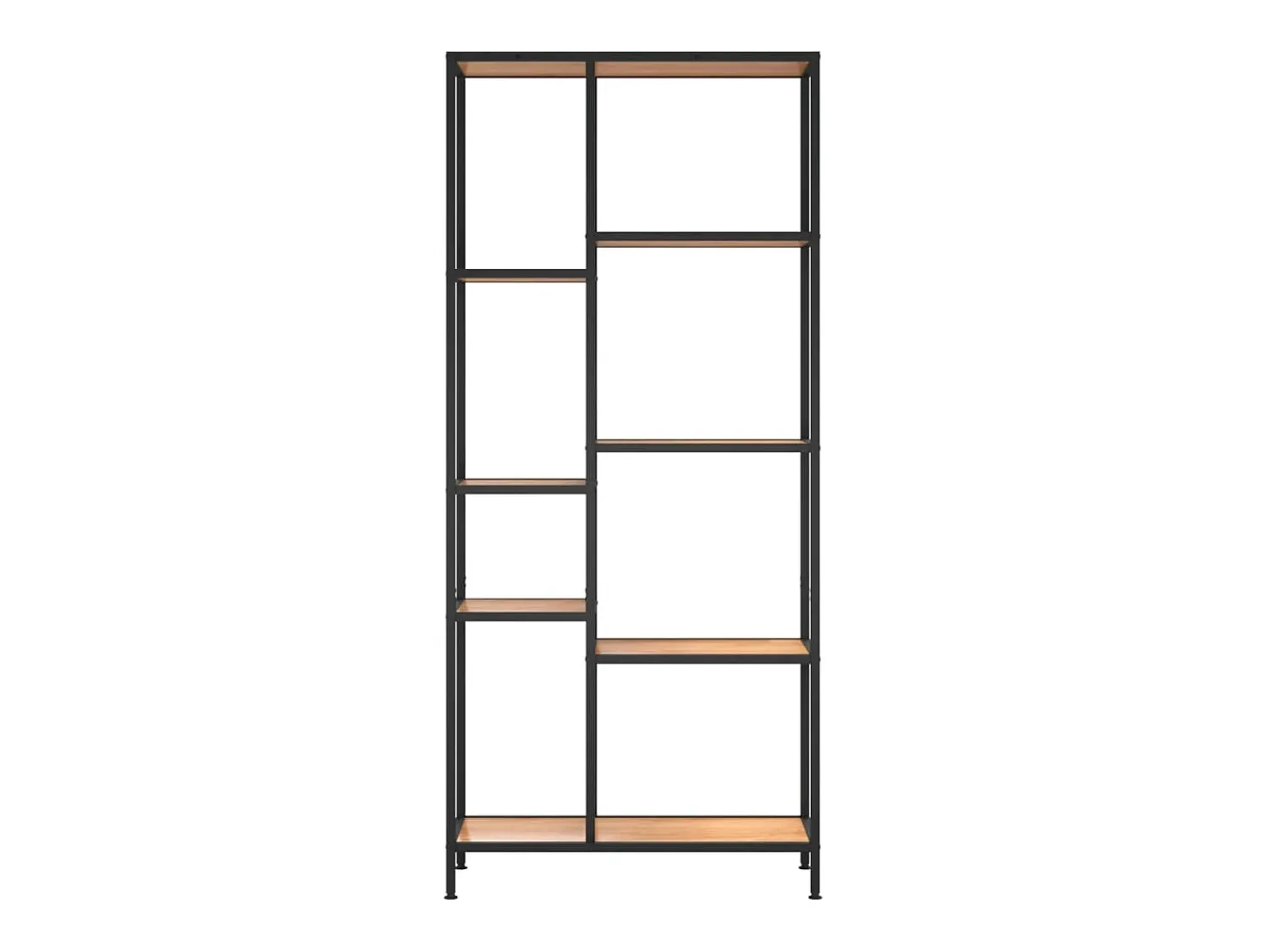 Estante 80x30x180 cm aço e derivados de madeira PT397127^ Prateleira