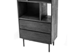 Biblioteca* Estante 70x170x35 cm cinza tundra Capella CAPL02 Cinzento