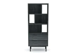 Biblioteca* Estante 70x170x35 cm cinza tundra Capella CAPL02 Cinzento