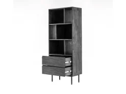 Biblioteca* Estante 70x170x35 cm cinza tundra Capella CAPL02 Cinzento